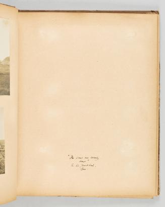 "The cows are coming home" In St. Joachim, Que. Page 11 of Quebec II; from collection of Canadian albums compiled by Edith S. Watson, 1890s-1930s
