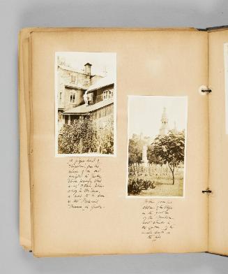 [Jobin's Napoleon; Jobin's Virgin Mary] Page 68 of Ste Anne de Beaupré; from collection of Canadian albums compiled by Edith S. Watson, 1890s-1930s