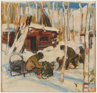 Dog Team (Illustration for Le Grand silence blanc)