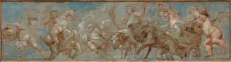 Frieze of Cupids (after Rubens's ceiling in the Banqueting House, Whitehall)