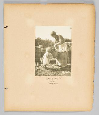 "Steady there!" Gonor, Manitoba [Page 73 of Children album]