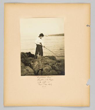 "Lighthouse Carrie" Daughter of the keeper of the light at Point Prim Digby N.S. [Page 62 of Children album]
