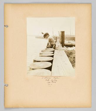 "A skillful angler" North Sydney, Cape Breton, N.S. [Page 37 of Children album]