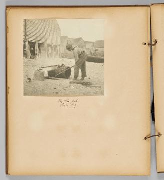 The tan pan, Percé, P.Q. [Page 38 of Wells and Pots album]
