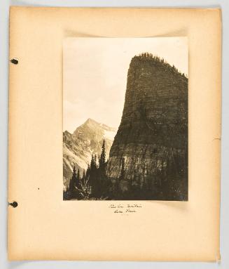 Beehive Mountain, Lake Louise [Page 31 of Banff, Lake Louise album] [this should be Page 32, but I am opting to leave this note rather than rename all subsequent pages to misalign with file names]