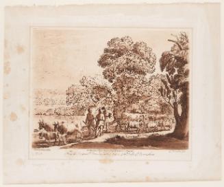 Pastoral Landscape, Plate No. 41 from the Liber Veritatis