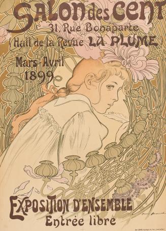 Poster for the 38th exhibition of the Salon des Cent, March-April, 1899