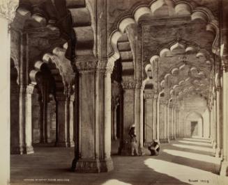 Agra: Interior of Motee Musjid, Agra