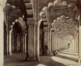 Agra: Interior of Motee Musjid, Agra