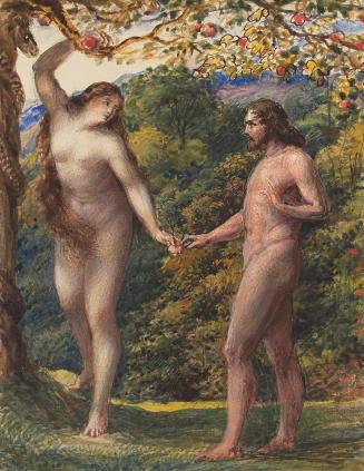 Eve Offering the Forbidden Fruit to Adam