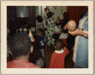 Sunday, Nov 7, 71, Dancing, Tawana Party, 719 W. 77 St, L.A. [Kids dancing]