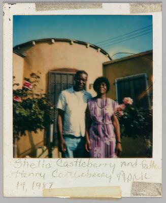 Shelia Castleberry and father Henry Castleberry, April 19, 1987