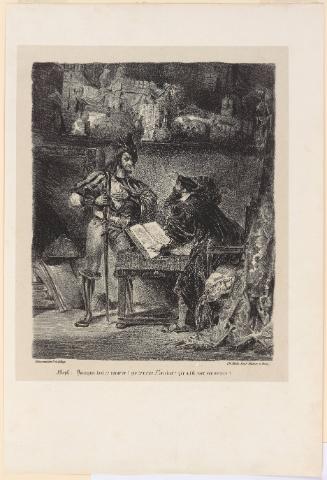 Mephistopheles apparaissant a Faust from Faust Set