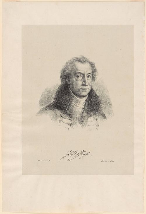 Portrait de Goethe from Faust Set