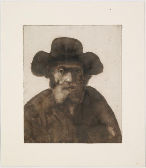 Portrait of a Man wearing a Hat, bust length