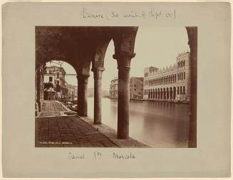 Venise. Canal da Ste Marcola (recto); Venezia. Campo della SS Trinita (verso)
