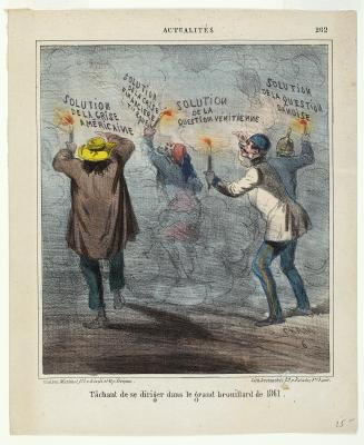 Tâchant de se diriger dans le grand brouillard de 1861 from Actualités