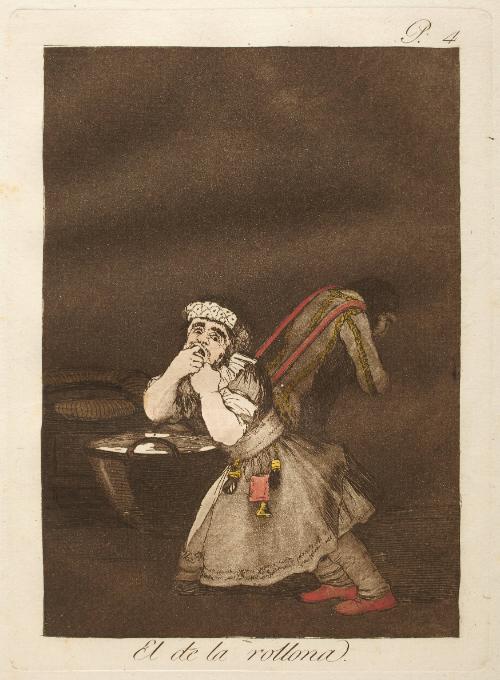 Nanny's boy   Plate 4 from "Los Caprichos"