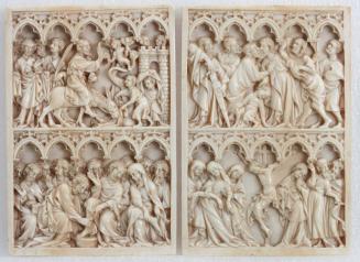 Pair of Writing Tablets: Scenes from the Life of Christ