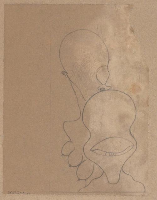 Köpfe mit Brüste (recto)