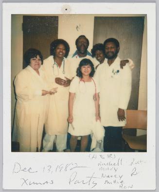 Xmas Party, Rachell, Rubon, Mary, Ru, Nancy, Millie, Ron