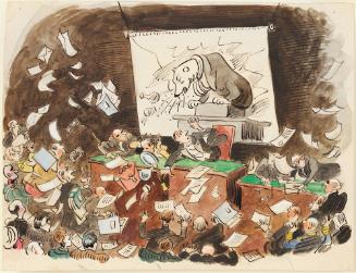 Paul the Polar Bear's Speech , Illustration for Page 44 from The Animals' Conference