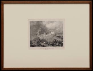 Vue generale des ruines du Chateau d'Arlay, Franche Comte