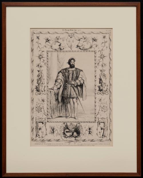 Portrait of Francois ler en Costume de Cour from Les Arts au Moyen Age