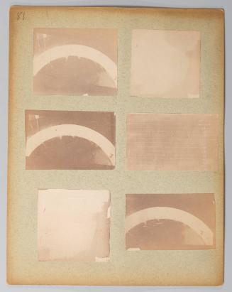 Chronophotographic studies of the trajectory of a wing of a dragonfly; Plan for measurement; Views of Naples