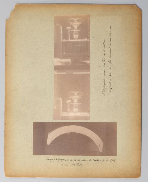 Chronophotographic studies of: a geometric figures engendered by a string around an axis; the trajectory of a wing of a dragonfly