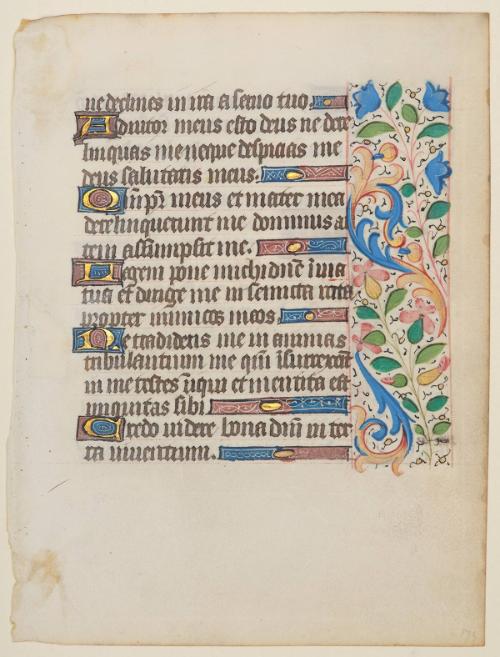 Leaf from Book of Hours