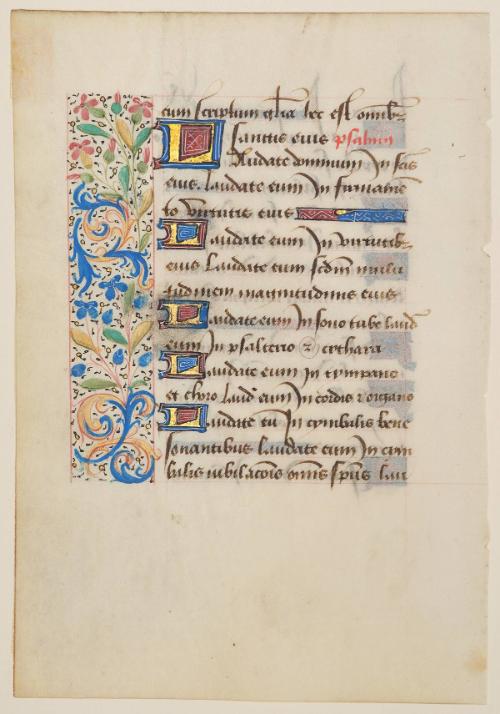 Leaf from Book of Hours