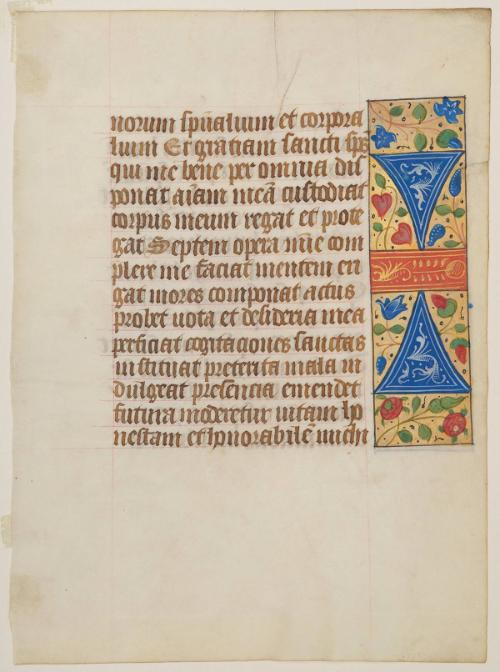 Leaf from Book of Hours