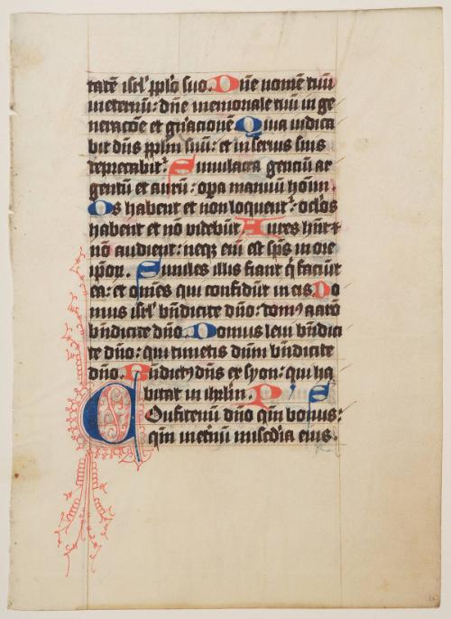 Leaf from Book of Hours