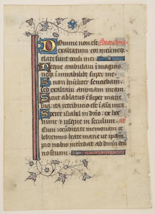 Leaf from Book of Hours