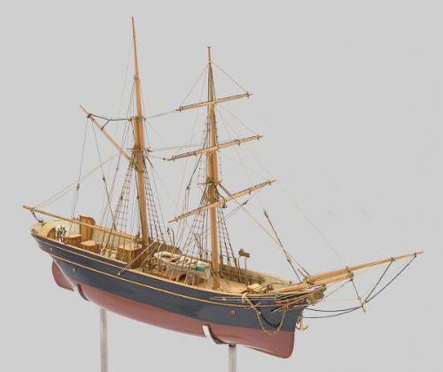 Topsail Schooner, Sallee Rover, Builder's Model