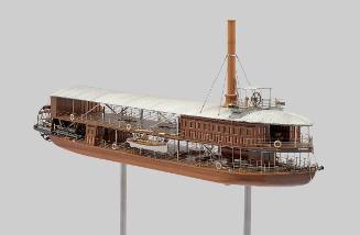 Colonial River Sternwheeler, Builder's Model