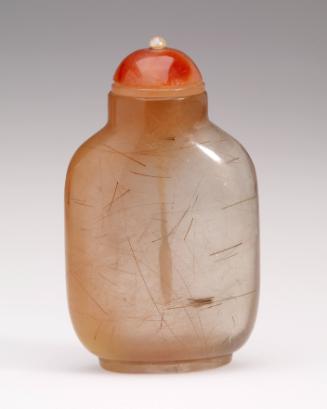Snuff bottle in crystal
