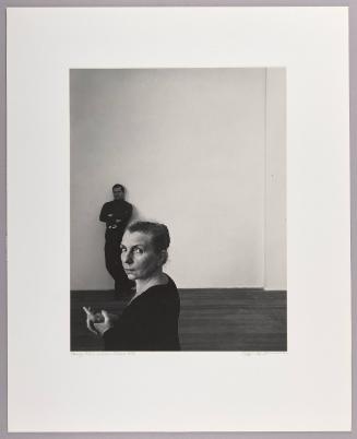 Hanya Holm and son Klaus Holm, [dancer and choreographer, New York]
