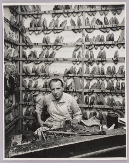 Bruno del Taglia, Shoemaker, near Florence, Italy
