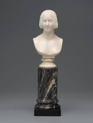 Bust of Lady Anne [née Dalrymple] Dick-Lauder (1820-1919), 2nd daughter of North Hamilton Dalrymple of Fordel, later 9th Earl of Stair