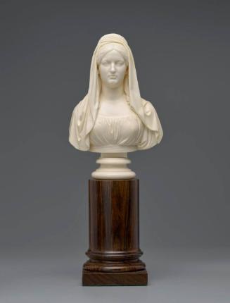 Bust of Margaret Compton (Margaret Douglas Maclean Clephane), Marchioness of Northampton (c.1795-1830), poet, musician and artist, wife of Spencer Joshua Alwyne Compton, 2nd Marquess of Northampton