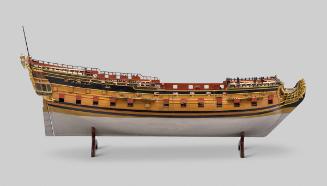 Two-decker 70 Gun Warship, Edinburgh, Dockyard Model