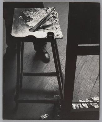 Raphael Soyer, [Palette and Objects in Studio]
