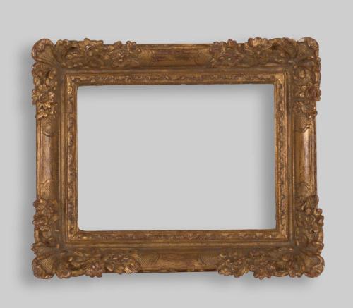 Louis XIV-style frame with floral corners