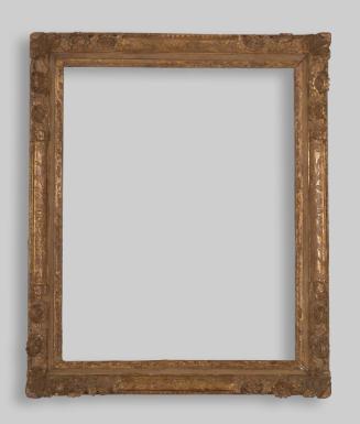 Louis XIV-style frame with floral corners