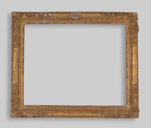 Louis XIV-style frame with floral corners