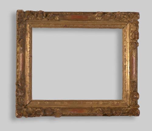 Louis XIV-style frame with floral corners