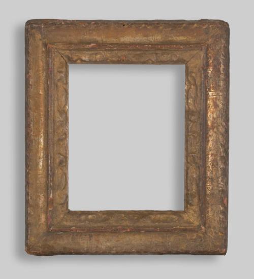 Frame with mecca and incised decoration