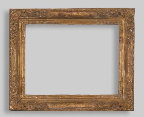 Louis XIV-style frame with floral corners